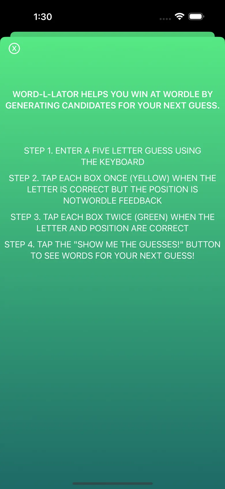 Word-l-lator screenshot 3 of 6